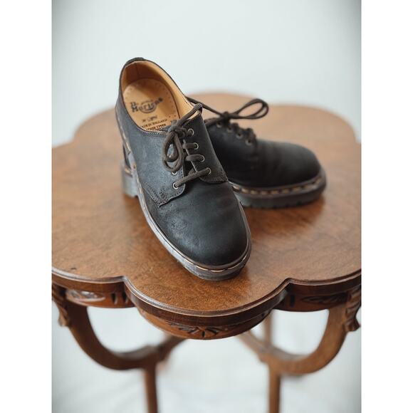 Dr. Martens MIE England Oxford Unisex Brown Shoes US Womens 5 US Mens 4 #0055 - Picture 5 of 9